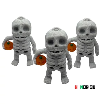 Tököt tartó csontváz