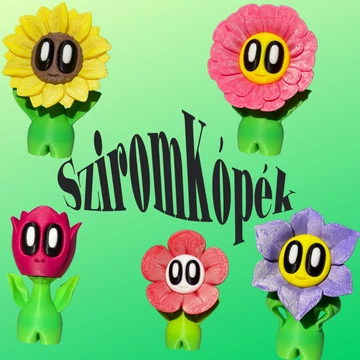 SziromKópék - Vidám virágarcok