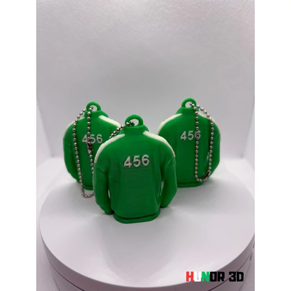 Player 456 Seong Gi-hun Squid Game  - Játékos 456 Nyerd meg az életed kulcstartó