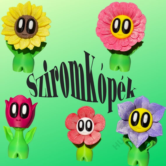 SziromKópék - Vidám virágarcok